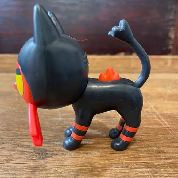 2017 Litten Pokemon Toy McDonald's Sun and Moon Figure 3.5" - Picture 4 of 7